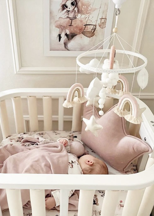 Powder Pink Crown Decorative Pillow – 1161-5001 Dada&amp;Rocco