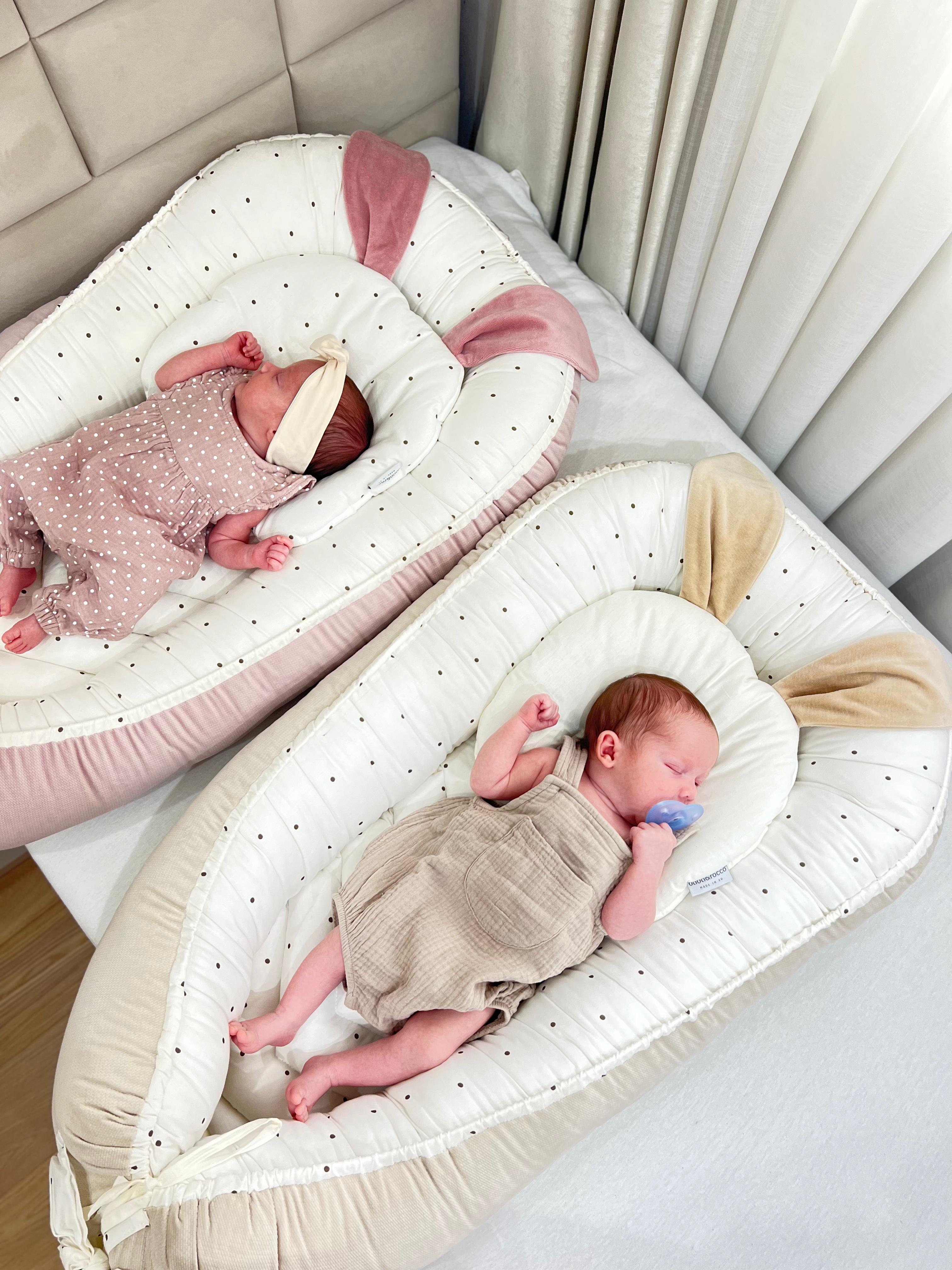 Babynest Bebe Fetite Antialergic Velvet Roz Pudra Picouri