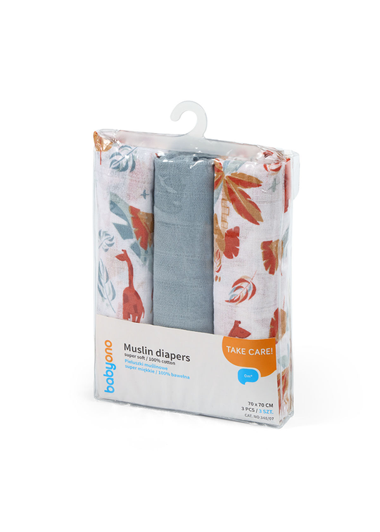 Scutece Bumbac Gri Cu Alb 70X70 cm 348/07