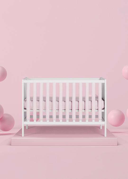 Powder Pink Individual Protection for Dada&amp;Rocco Bed Rails
