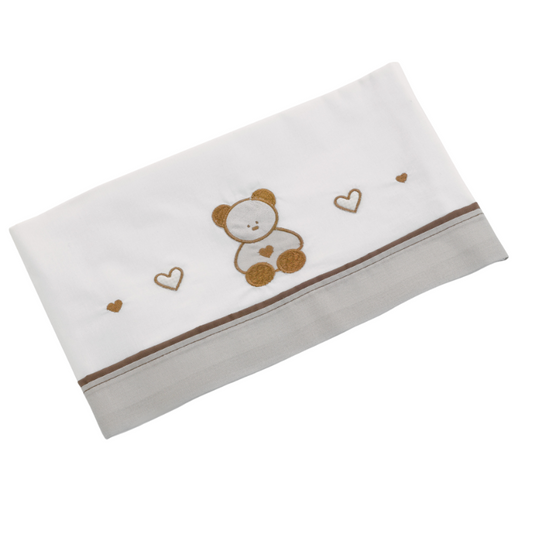 Set Lenjerie Bumbac Patut Bebelusi 3 Piese Funky Azzurra