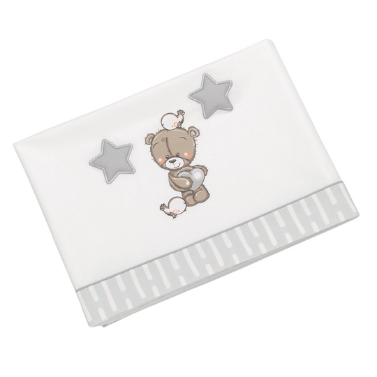 Co-Sleeping 3-Piece Co-Sleeping Cotton Linen Set Contact Love Me Azzurra 