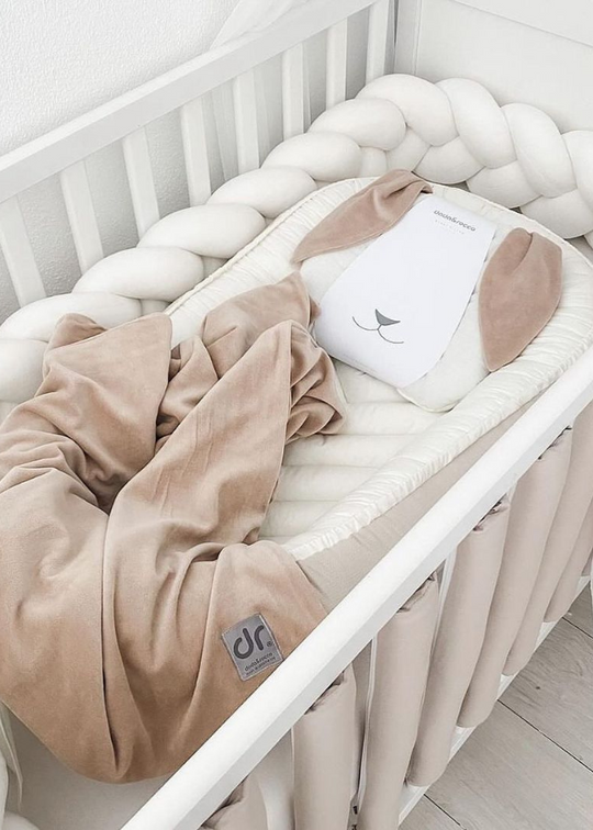Cushion Against Plagioncephaly Cream Rabbit with Beige Ears Dada&amp;Rocco