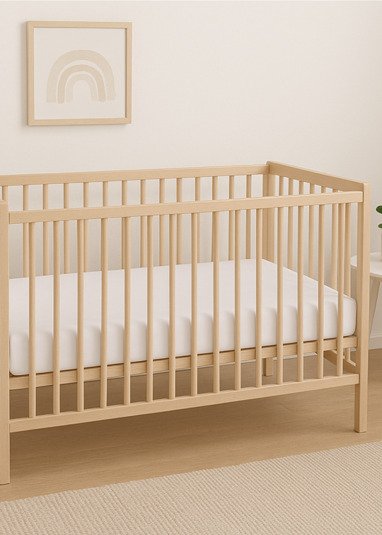 Cearceaf Patut Fara Elastic Bumbac Alb 170x120 cm – 3/110 Andy&Helen Italia