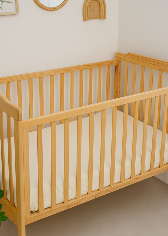 Cearceaf Bumbac Natural Patut Ivory - Crem Deschis 170x120 cm – 3/110 Andy&Helen Italia