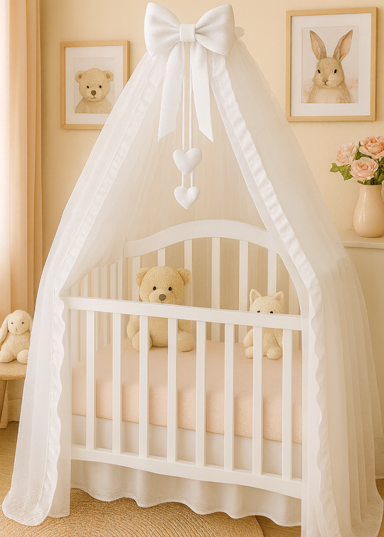 Синій балдахін з оборками AnneBebe