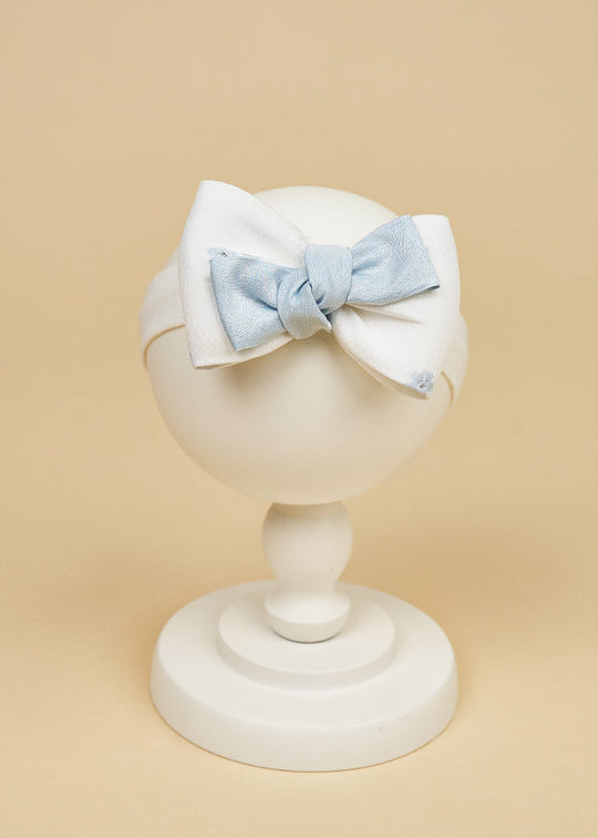 Bentita Fetite Funda Crem cu Floricele Bleu AnneBebe