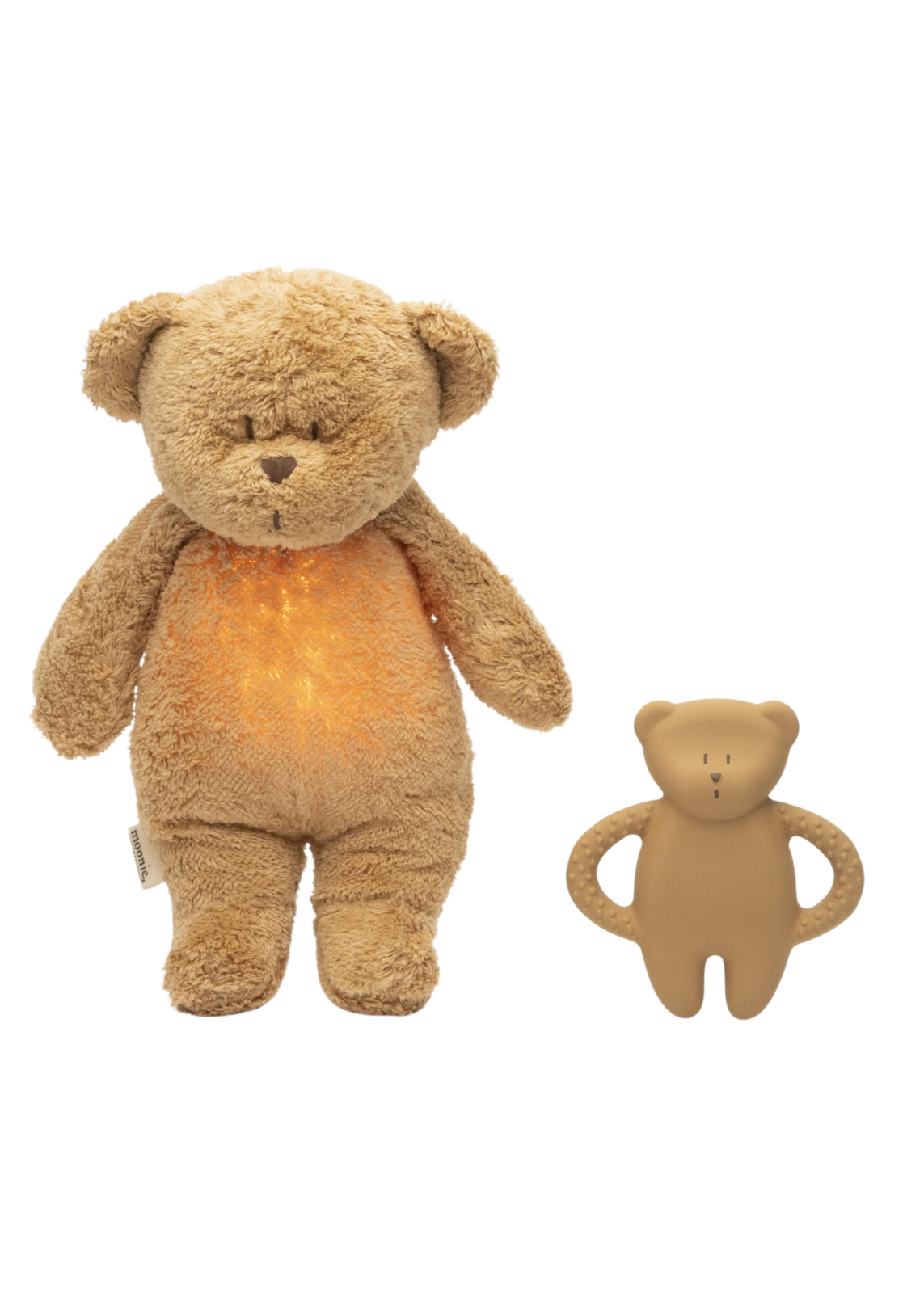 Jucarie Dentitie Ursulet Latex Natural Pur Natural Bear Cappuccino Moonie