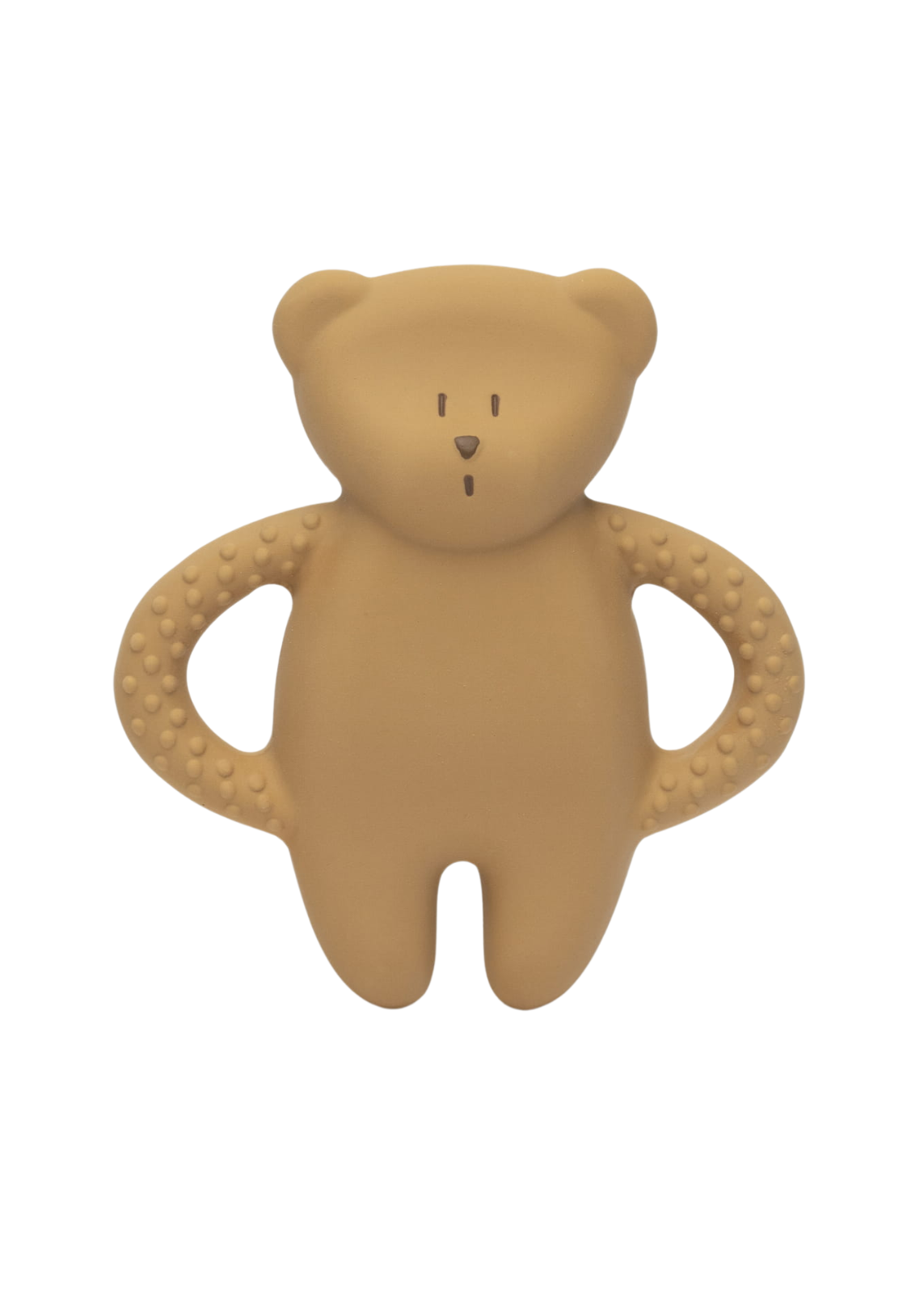 Jucarie Dentitie Ursulet Latex Natural Pur Natural Bear Cappuccino Moonie