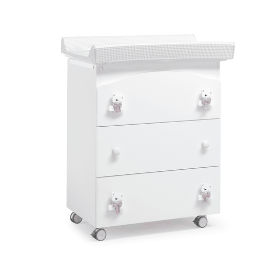 Комод Girls White &amp; Pink Tato Веселий дизайн Baby Room Італія Erbesi 