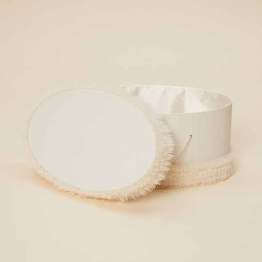 Cufar Oval Cappuccino Personalizabil Elegant Fetite AnneBebe