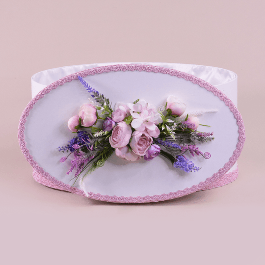 AnneBebe Elegant Girls' Personalized Floral Themed Trouser Box