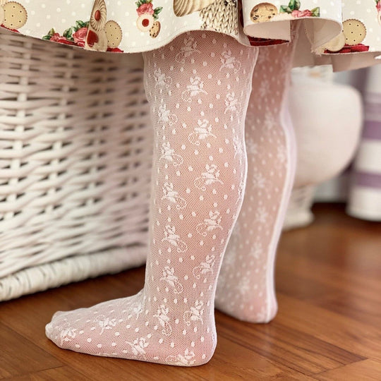 Dres Crem Din Dantela Fete Condor 4502/1