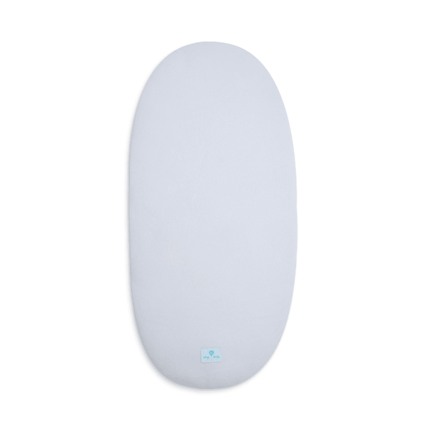 Husa Bleu pentru salteluta cos Bumbac Organic Ahoj Baby - Camera Bebelusului