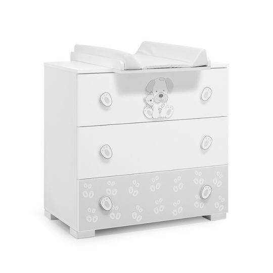 Дитяча шафа Джек з розкладним столиком, три місця для зберігання, Erbesi 