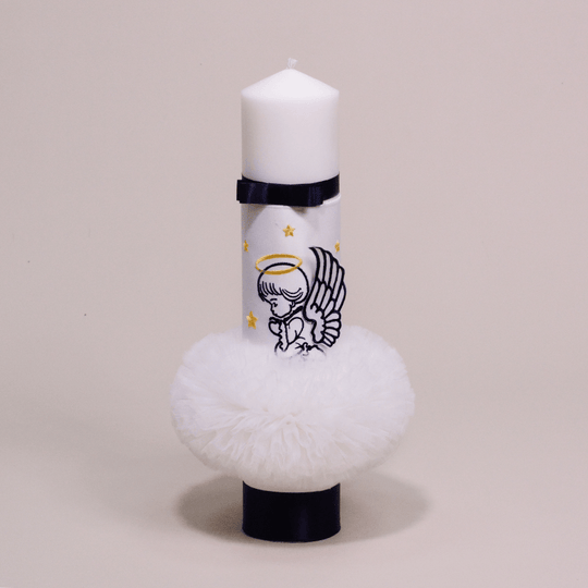 Lumanare Botez Bebelusi Baietei Ingeras Personalizata AnneBebe