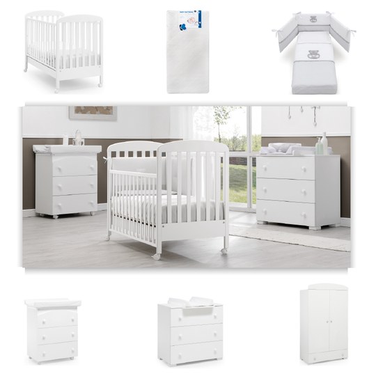 Pachet 6 piese Pat Saltea Set Textil Comoda Cabinet Dulap Nido