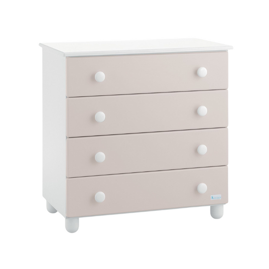 Cabinet 4 drawers Noa bebelusi Baby Room Italian Design Azzurra 