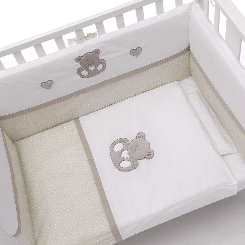 Patut Bebe Cosleeper lemn fag Mini Charly cu Saltea si Set de Pat ...