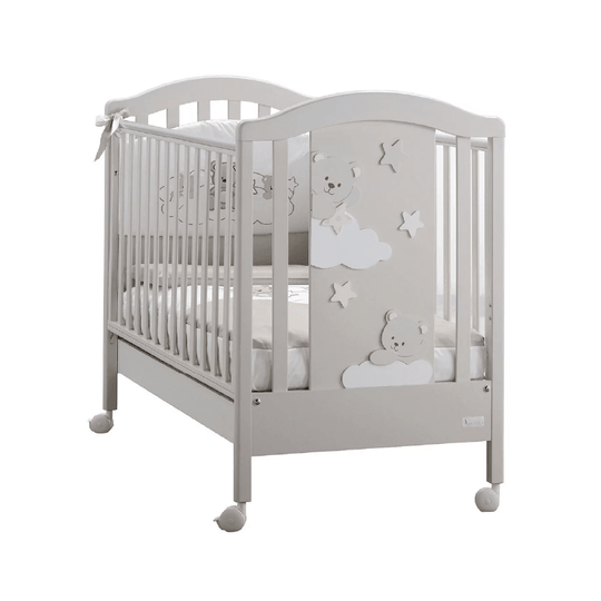 Pat Bebe Lemn - Mars Havana cu Somieră Normală, Design Azzurra