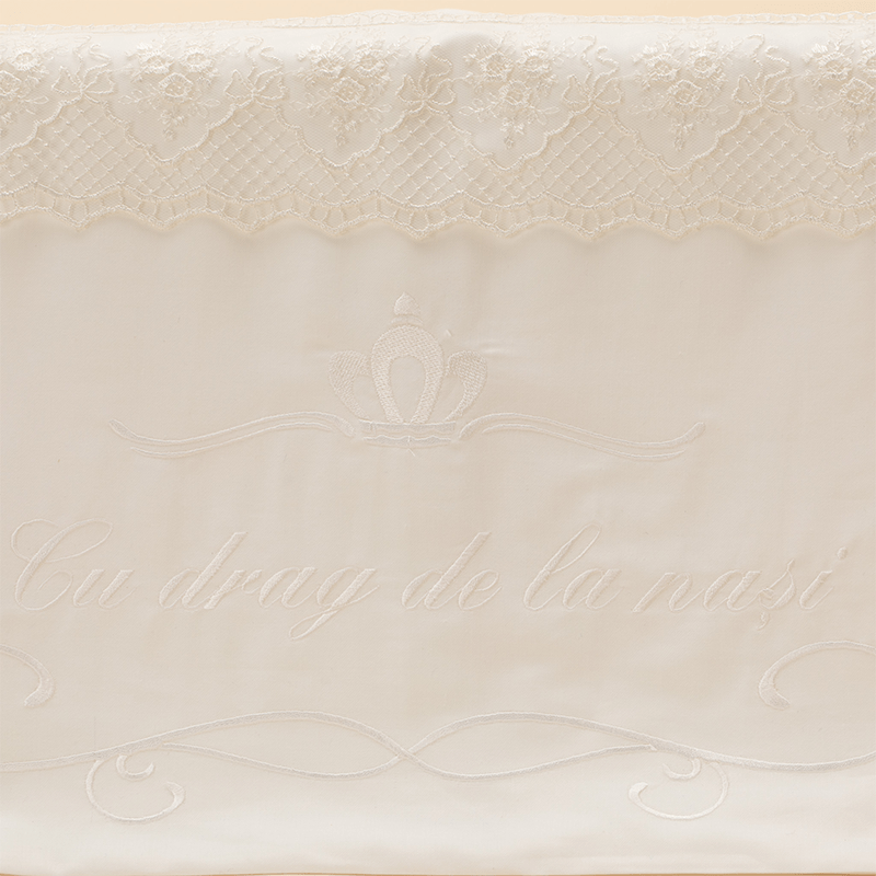 Personalizare Broderie Transmite un gand frumos bebelusului Tau