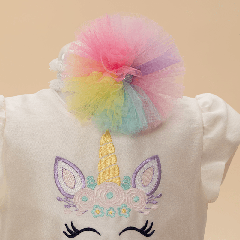 AnneBebe - Rochita Eleganta Olivia Cu Tematica Unicorn Annebebe