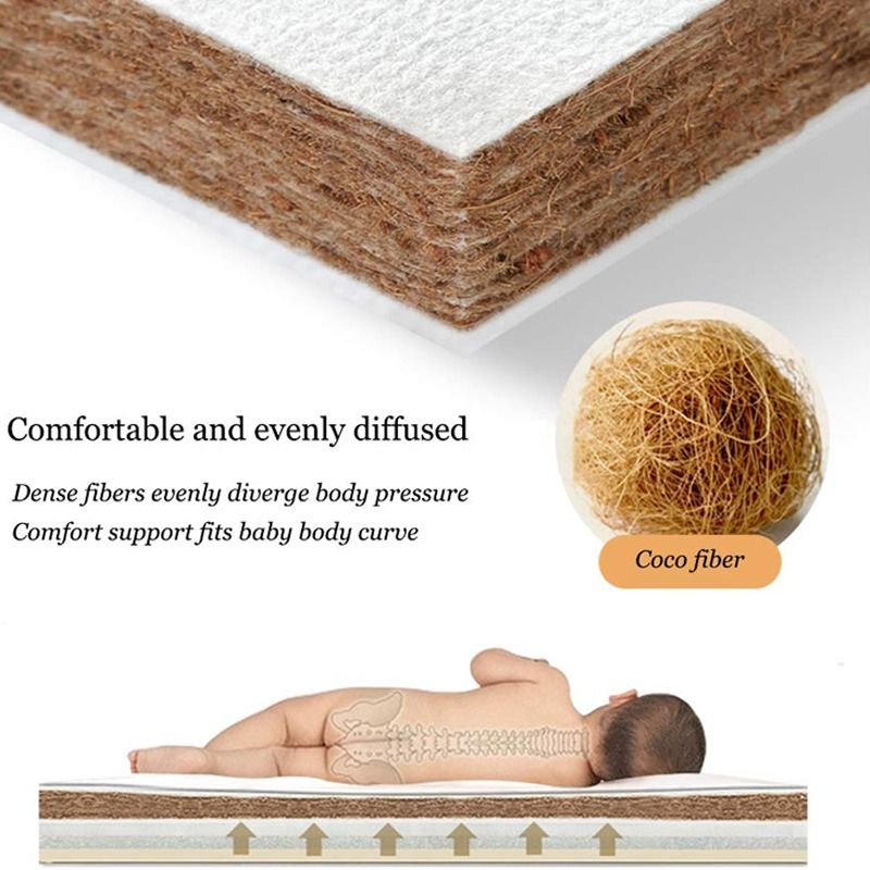 140x70x10 3D Coconut Kernel Mattress &amp; Removable Washable Cover