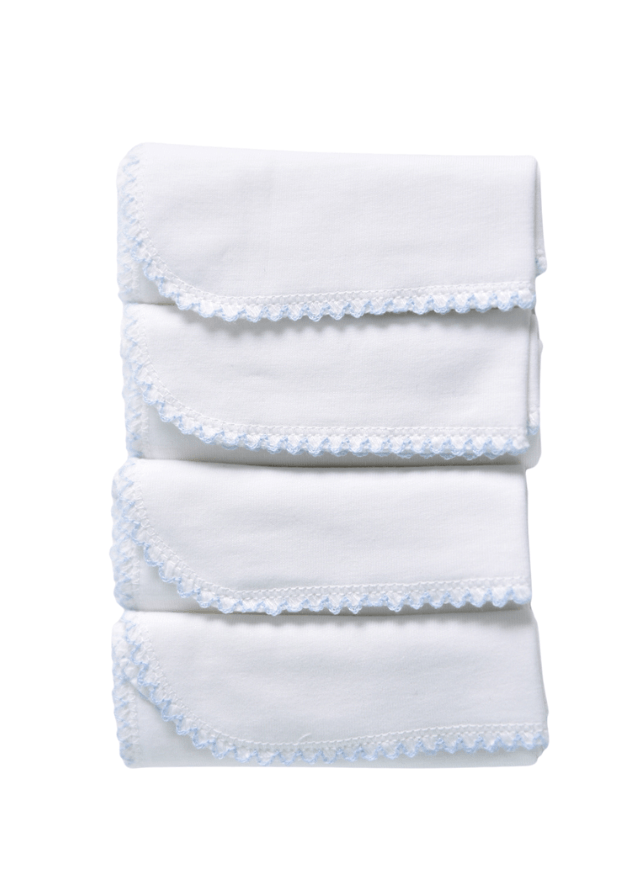 AnneBebe - Set 4 Batise Baietei Crem & Bleu Bumbac Organic S76353 Kiti Kate