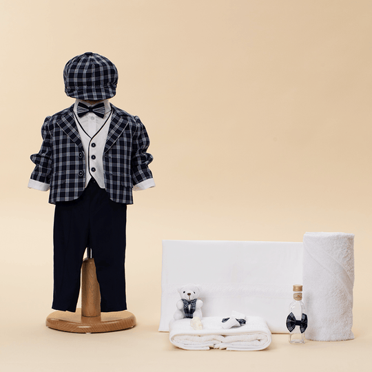 Darius Baptism Set 2 Pieces, Suit and Suit AnneBebe Boys
