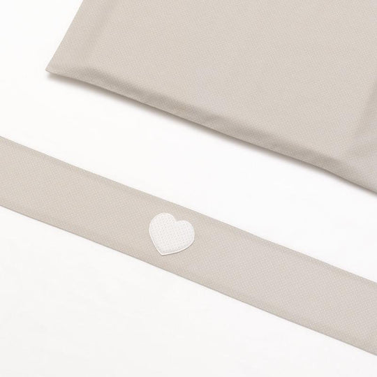 3-Piece Baby Cot Cotton Linen Set Sweet Collection 