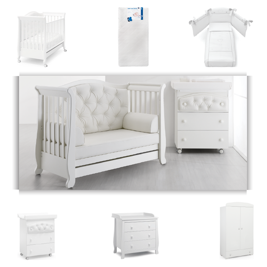 Pachet 6 piese Pat Saltea Set Textil Comoda Cabinet Dulap Soft Cristale