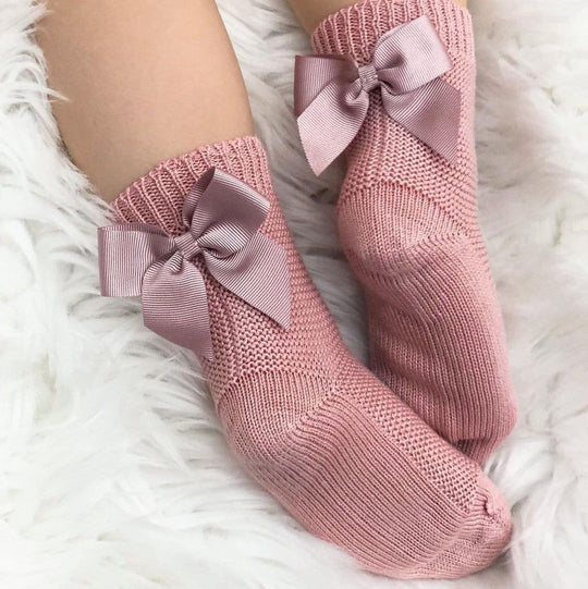 Рожеві бавовняні шкарпетки Condor 2007/4 Baby Powder 