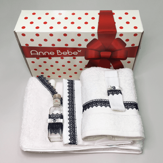 Trusou Baietei Ivory Dantela Bleumarin Personalizat