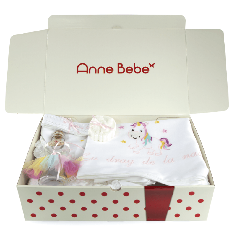 AnneBebe - Trusou Botez Fete Personalizat Tematica Unicorn AnneBebe