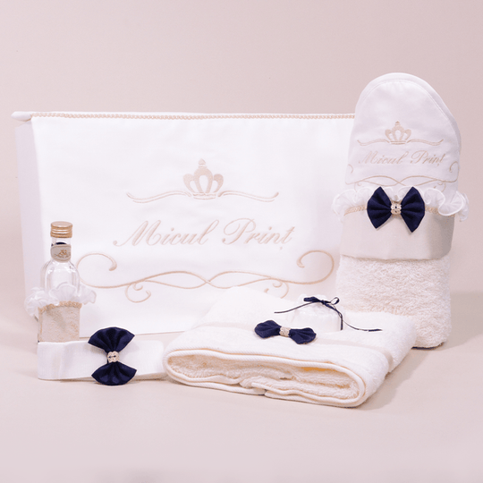 Trusou Bebe Baietei Cappucino Micul Print AnneBebe