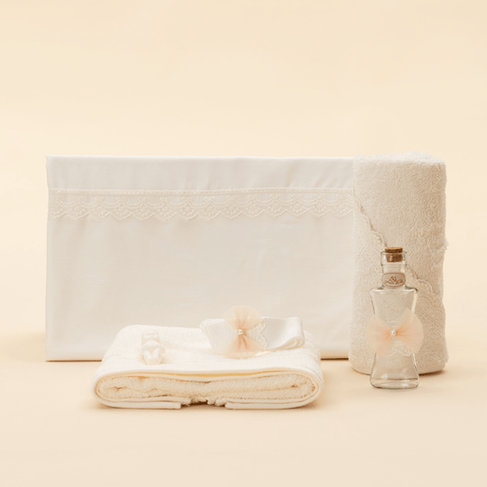 Trusou Raluca Ivory Funda Somon Personalizat Botez Fetite AnneBebe