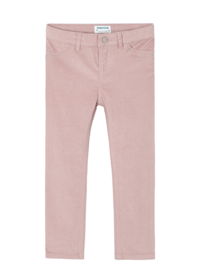 Pantaloni Lungi din Reiat Roz pentru Fete 4503 Mayoral