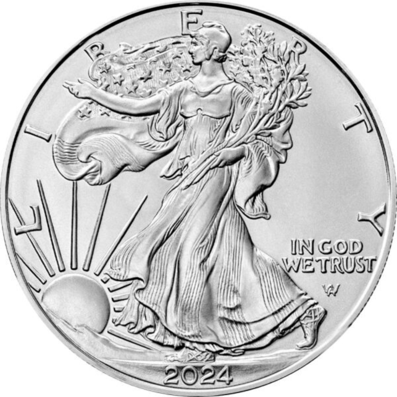 Moneda Argint American Eagle 2024 31.10 g - 21864 - Camera Bebelusului