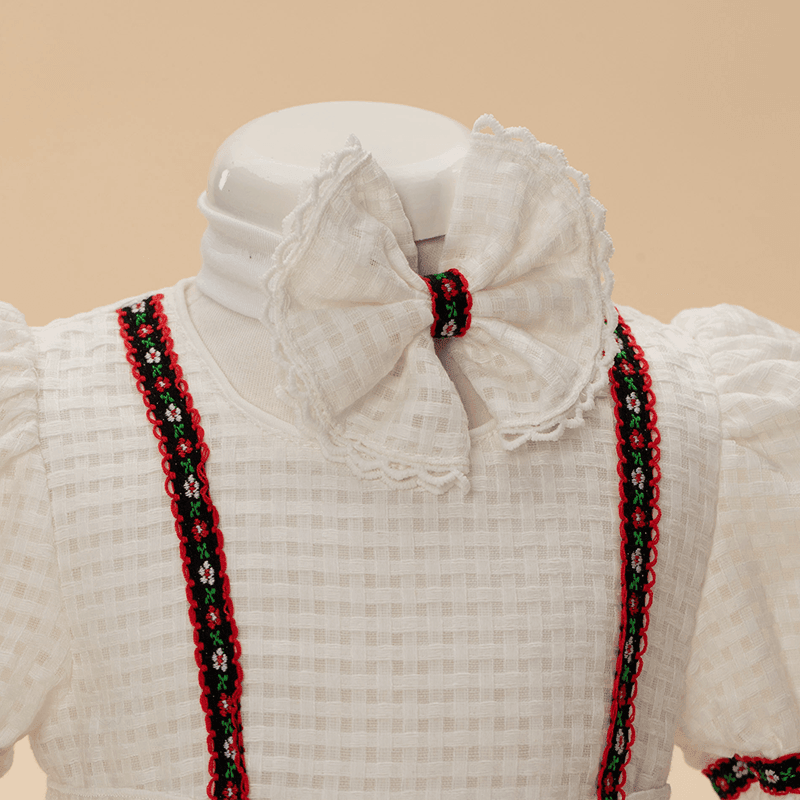 Bentita Bumbac Traditionala Fetite AnneBebe - Camera Bebelusului