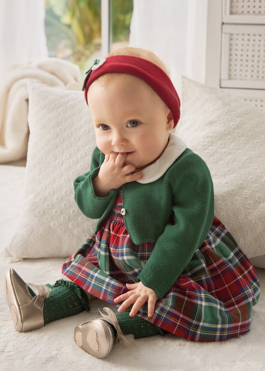 Bolero Tricotat din Bumbac Verde 307 Mayoral