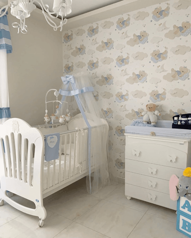 Carusel Pentru Patut Bebelusi Puccio Bleu Nanan 1257A - Camera Bebelusului