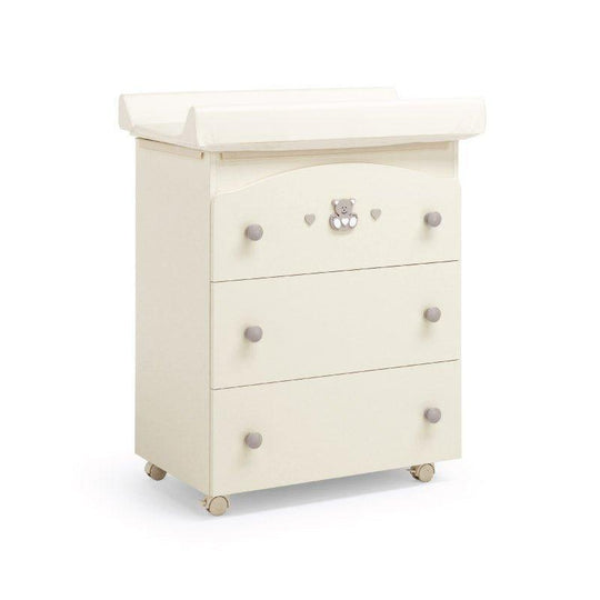 Comoda bebelusi Charly cu masa infasat si cadita Design Italian Erbesi