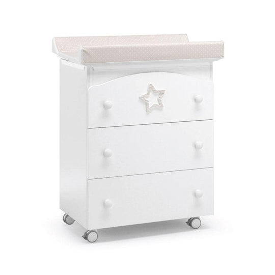 Comoda Bebelusi cu masa infasat si cadita Star Erbesi