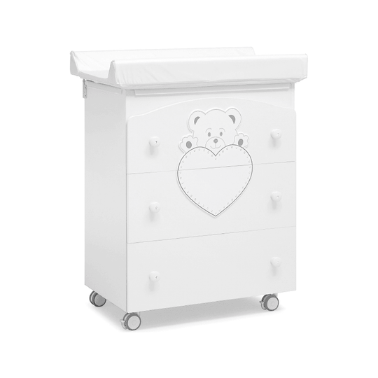 Comoda bebelusi Lulu 3 Setare Cadita Detasabila si Masuta Infasat