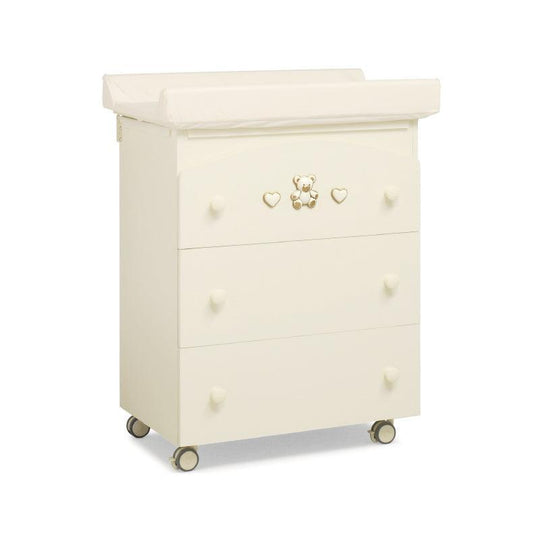 Comoda infasat bebelusi Ivory Design Italian Tippy Jolie Pal si MDF Erbesi Italia