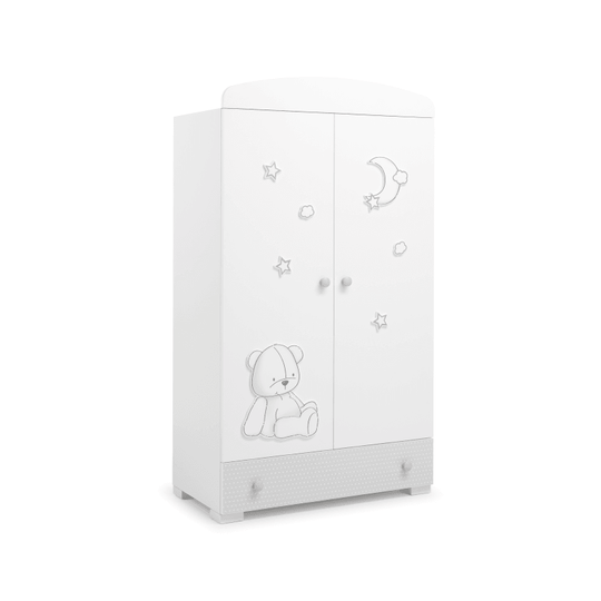 Dulap bebelusi Mobilier Camera Bebelusului Stella Alb & Gri, Erbesi, Italia