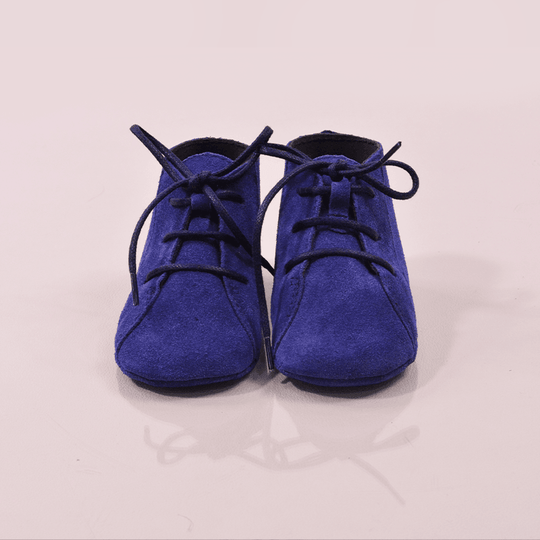 Baby Boots Navy Blue Leather Baby Fox 3012