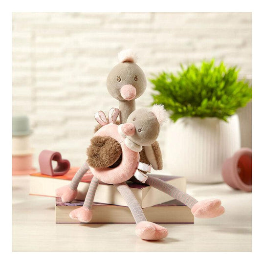 Плюшева іграшка BabyOno Страус Макнокс Сімейство 1446