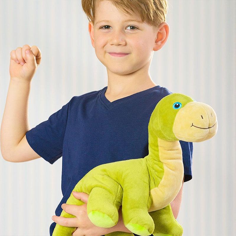 Jucarie Dinozaur Plush Verde Bebelusi Unisex Warmies 1182 - Camera Bebelusului