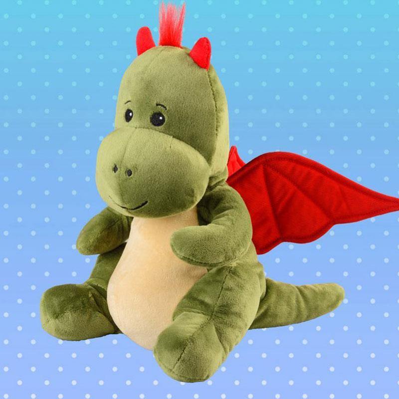 Jucarie Dragon Plush Verde Bebelusi Unisex Warmies 1189 - Camera Bebelusului